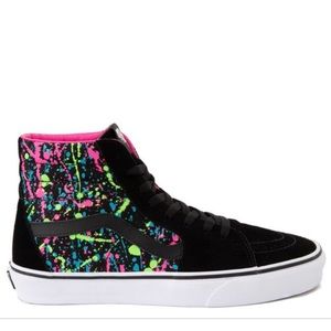 Vans Sk8-Hi splatter Blk/Neon